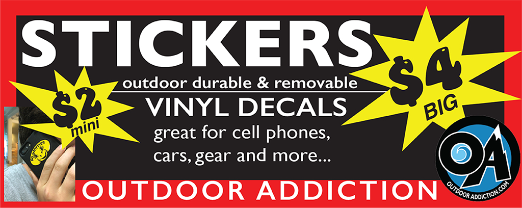 Stickers mini $2 big $4